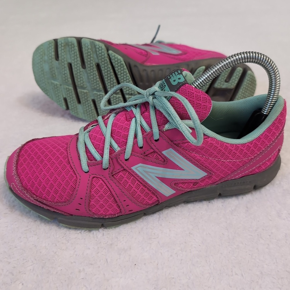 New Balance Womens 550V3 Running Shoes‎ Pink WE550PB3 Lace Up Low Top 7 B